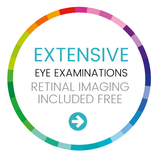 Extensive eye examinations with retinal imaging